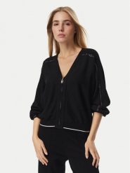 Liu Jo Sport Kardigan TF6192 MS63L Czarny Regular Fit. Czarne kardigany damskie Liu Jo Sport, l, bez wzorów, z syntetyku. Za 689.99 zł.