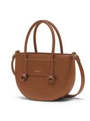 Puccini Torebka w kolorze jasnobrązowym - 27 x 20 x 9 cm rozmiar: onesize. Brązowe torebki klasyczne damskie Puccini, z materiału, przez ramię, bez dodatków. Za 178.37 zł.