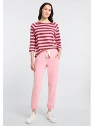 ELBSAND Spodnie dresowe "Brinja" w kolorze jasnoróżowym rozmiar: S. Różowe spodnie dresowe damskie ELBSAND, s, bez wzorów, z bawełny. Za 130.99 zł.