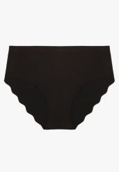Czarne Majtki Figi z Geometrycznym Wzorem Lilivoria. Czarne figi Born2be, bez wzorów, z jeansu. Za 4.99 zł.