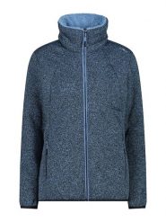 CMP Kurtka polarowa w kolorze niebiesko-czarnym rozmiar: 42. Czarne kurtki damskie CMP, s, bez wzorów, z materiału, bez kaptura. Za 179.64 zł.