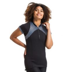 Koszulka do gimnastyki w wodzie/aquabike damska Nabaiji Zia Bul krótki rękaw. Białe koszulki damskie NABAIJI, xl, bez wzorów, z elastanu, bez kołnierzyka, bez ramiączek. W wyprzedaży za 69.99 zł.