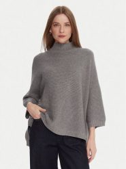 Kontatto Sweter 3M0848C Szary Relaxed Fit. Szare swetry klasyczne damskie Kontatto, m, z syntetyku, bez kołnierzyka. Za 379.99 zł.