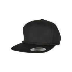 Czapka z popeliny Flexfit YP Clacssic. Niebieskie czapki z daszkiem damskie FLEXFIT, bez wzorów, z bawełny. Za 67.65 zł.