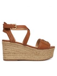 Liu Jo Espadryle Bali 01 SA6083 P0102 Brązowy. Brązowe espadryle damskie Liu Jo, bez wzorów, ze skóry, bez obcasa. Za 559.99 zł.