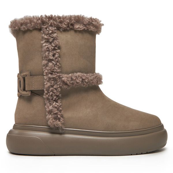 Śniegowce TWINSET. Brązowe śniegowce damskie Twinset. Za 659.99 zł.