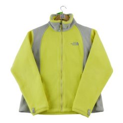 Second life - Kurtka polarowa TNF Yellow dla kobiet - Stan bardzo dobry. Żółte kurtki damskie The North Face, bez wzorów, z polaru, bez kaptura. Za 152.24 zł.
