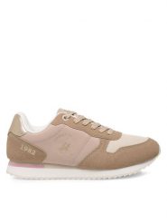 Beverly Hills Polo Club Sneakersy W-VSS24003 Beżowy. Brązowe obuwie sportowe damskie Beverly Hills Polo Club, z materiału, bez zapięcia. Za 179.99 zł.