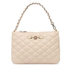 Torebka Guess. Brązowe torebki wieczorowe damskie Guess, z aplikacjami, bez dodatków. Za 264.99 zł.
