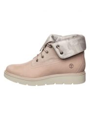 Timberland Skórzane botki "Keninstin" w kolorze beżowym rozmiar: 30. Brązowe botki damskie Timberland, bez obcasa, bez zapięcia. Za 311.85 zł.