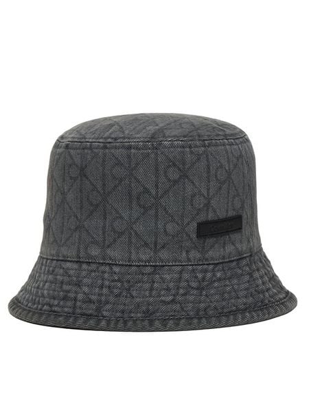 Calvin Klein Kapelusz Denim Emblem Burnout Bucket LV04F5043G Szary. Szare kapelusze damskie Calvin Klein, bez wzorów, z bawełny. Za 209.99 zł.
