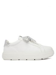 LOVE MOSCHINO Sneakersy JA15204G1OIA610B Biały. Białe obuwie sportowe damskie Love Moschino, ze skóry, bez zapięcia. Za 869.00 zł.