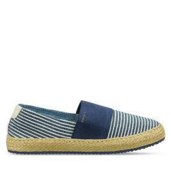 Espadryle Gant. Niebieskie espadryle damskie Gant, bez wzorów, bez obcasa. Za 199.99 zł.
