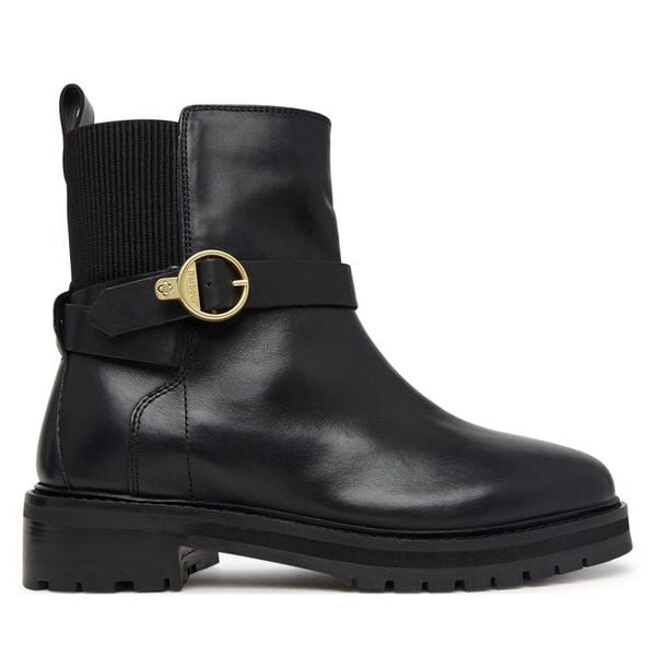 Botki Barbour. Czarne botki damskie Barbour, bez obcasa, na płaskiej podeszwie, bez zapięcia. Za 1,099.00 zł.