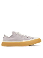 Converse Tenisówki Chuck Taylor All Star Retro Rubber A10697C Fioletowy. Fioletowe trampki damskie Converse, bez wzorów, z materiału, bez zapięcia. Za 219.99 zł.