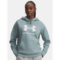 Bluza Damska Z Kapturem Sportowa Under Armour Rival Fleece Big Logo Hdy. Zielone obuwie sportowe damskie Under Armour, bez zapięcia, na fitness i siłownię. W wyprzedaży za 163.50 zł.