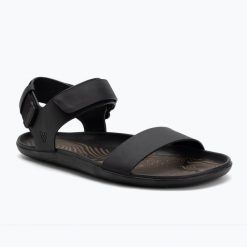 Sandały damskie Vivobarefoot Sensus Yin. Czarne sandały damskie VIVOBAREFOOT, bez wzorów, z kauczuku, bez obcasa, bez zapięcia. Za 710.05 zł.