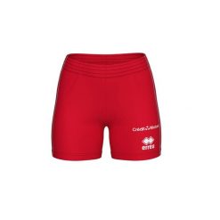 Krótkie spodenki libero damskie Francja 2025/26. Czerwone spodenki sportowe damskie ERREA, m, bez wzorów, z materiału, na fitness i siłownię. Za 153.00 zł.