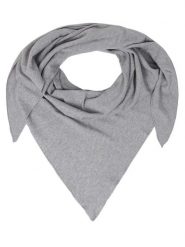 Zwillingsherz Chusta trójkątna w kolorze szarym - 200 x 100 cm rozmiar: onesize. Szare chusty damskie Zwillingsherz, bez wzorów, z materiału. Za 131.43 zł.