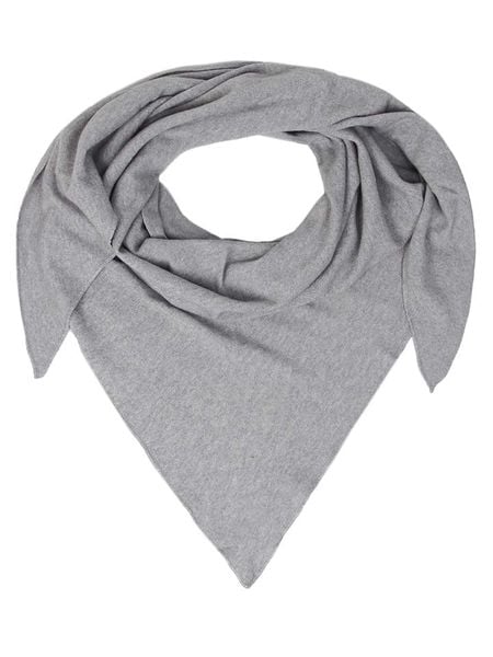 Zwillingsherz Chusta trójkątna w kolorze szarym - 200 x 100 cm rozmiar: onesize. Szare chusty damskie Zwillingsherz, bez wzorów, z materiału. Za 114.44 zł.