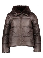 GAP Kurtka zimowa w kolorze ciemnobrązowym rozmiar: S. Brązowe kurtki damskie GAP, na zimę, s, bez wzorów, z puchu, bez kaptura. Za 244.95 zł.