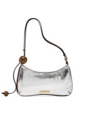 JACQUEMUS Torebka Le Bisou Perle 24H231BA057-3192 Srebrny. Szare torebki klasyczne damskie JACQUEMUS, ze skóry, bez dodatków. Za 2,519.00 zł.