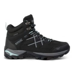 Buty trekkingowe damskie Samaris III. Czarne obuwie trekkingowe damskie Regatta, bez zapięcia. Za 289.99 zł.