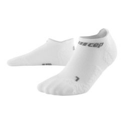 Skarpety kompresyjne sportowe CEP Ultralight No Show stopki damskie. Białe skarpetki damskie CEP, bez wzorów. Za 59.00 zł.