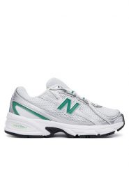 New Balance Sneakersy G7406TL Biały. Białe buty sportowe dziewczęce New Balance, z materiału, bez zapięcia. Za 449.99 zł.