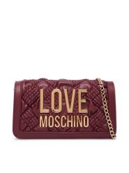 LOVE MOSCHINO Torebka JC5603PP1PL1055A Bordowy. Czerwone torebki wieczorowe damskie Love Moschino, bez wzorów, ze skóry, bez dodatków. Za 669.99 zł.