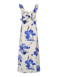 ONLY Sukienka letnia Hyaci 15372511 Niebieski Regular Fit. Niebieskie sukienki damskie Only, bez wzorów, z wiskozy, bez ramiączek. Za 199.99 zł.