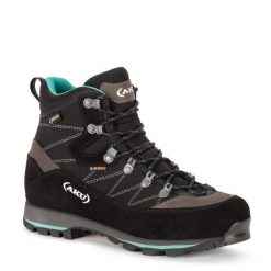Buty górskie damskie AKU Trekker Lite III Wide GTX. Czarne obuwie trekkingowe damskie Aku, bez zapięcia. Za 628.31 zł.