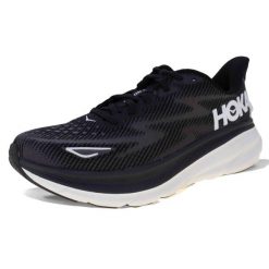 Buty do biegania damskie Hoka One One Bwht Clifton 9. Czarne obuwie sportowe damskie HOKA, z gumy, bez zapięcia, do biegania. Za 953.00 zł.