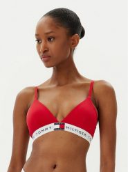 Tommy Hilfiger Biustonosz braletka UW0UW06040 Czerwony. Czerwone biustonosze Tommy Hilfiger, bez wzorów, z bawełny. Za 89.99 zł.