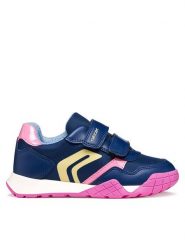Geox Sneakersy J Rann-E Girl J65P8A 0FU54 C4RE8 S Granatowy. Niebieskie trampki dziewczęce Geox, bez wzorów, z materiału, bez zapięcia. Za 229.99 zł.