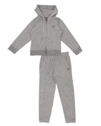 Bluza z bawełna z kaptur na co dzień na siłownię. Szare bluzy damskie LEONE 1947 APPAREL, bez wzorów, z bawełny, bez kaptura. Za 84.16 zł.