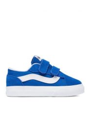 Vans Tenisówki C-VERO LS V VN000Y7BFRX Niebieski. Niebieskie buty sportowe chłopięce Vans, ze skóry, bez zapięcia. Za 139.99 zł.