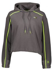 Fila Bluza w kolorze antracytowym rozmiar: M. Czarne bluzy damskie Fila, m, bez wzorów, z kapturem. Za 100.99 zł.