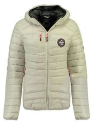 Geographical Norway Kurtka pikowana "Bambway" w kolorze kremowym rozmiar: XL. Brązowe kurtki damskie Geographical Norway, xl, bez wzorów, bez kaptura. Za 171.28 zł.