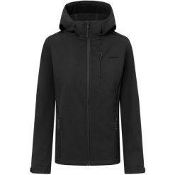 Damska kurtka z kapturem Viking Kerns. Czarne kurtki damskie Viking, bez wzorów, z kapturem. Za 299.90 zł.