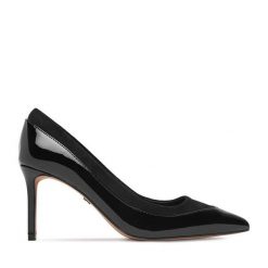 Szpilki Nine West. Czarne szpilki damskie Nine West, bez wzorów, bez obcasa, na szpilce, bez zapięcia. Za 249.99 zł.