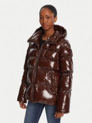 PINKO Kurtka zimowa Eleodoro 101597 A2P7 Brązowy Regular Fit. Brązowe kurtki damskie Pinko, na zimę, bez wzorów, z syntetyku, bez kaptura. Za 1,389.00 zł.