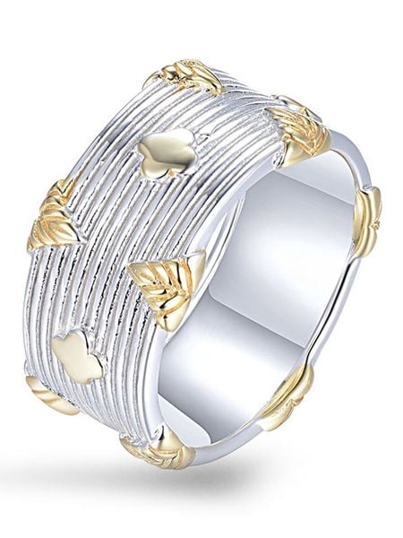 DI GIORGIO Pozłacany pierścionek rozmiar: 54. Szare pierścionki damskie DI GIORGIO, pozłacane. Za 241.95 zł.