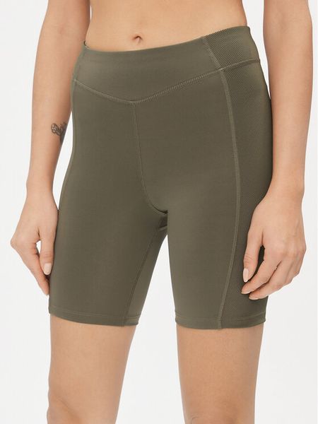 Reebok Szorty sportowe Yoga Performance IM4041 Zielony Tight Fit. Zielone spodenki sportowe damskie Reebok, l, bez wzorów, z syntetyku, na jogę i pilates. Za 109.99 zł.