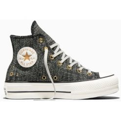Buty sportowe Converse Chuck Taylor All Star Lift. Szare obuwie sportowe casual damskie Converse, bez zapięcia. Za 590.00 zł.