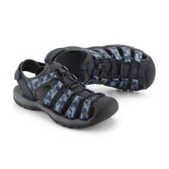 Sandały turystyczne unisex z zakrytym noskiem Alpine Pro Awede. Niebieskie sandały damskie Alpine Pro, bez wzorów, bez obcasa, bez zapięcia. W wyprzedaży za 247.95 zł.