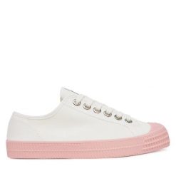 Trampki Novesta. Białe trampki damskie Novesta, bez wzorów, bez zapięcia. Za 199.99 zł.
