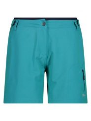 Cmp Szorty kolarskie 3w1 w kolorze turkusowym rozmiar: 46. Niebieskie spodenki sportowe damskie CMP, bez wzorów, z materiału, rowerowe. Za 145.94 zł.