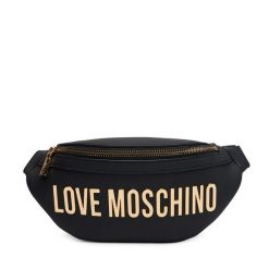 Nerka LOVE MOSCHINO. Czarne nerki i saszetki damskie Love Moschino, bez dodatków. Za 859.99 zł.