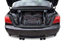 Torby Do Bagażnika Bmw 3 Cabrio 2006-2013 3Szt Kjust. Czarne torby podróżne KJUST, bez wzorów, z kauczuku. Za 701.00 zł.